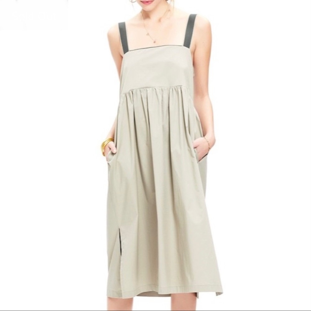 HATCH Collection Annabelle Pleated Maternity Dress in Pistachio Green Size 3